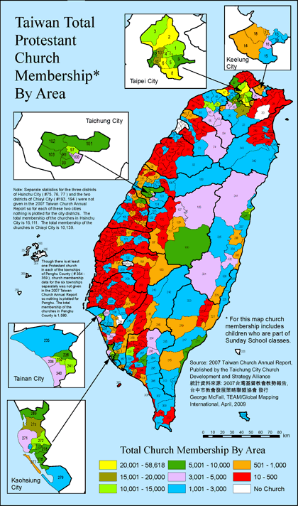 Taiwan Total Protestant Church Membership - Click Image to Close